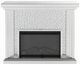 ACME Furniture Nysa Faux Crystals/Mirrored Fireplace-0