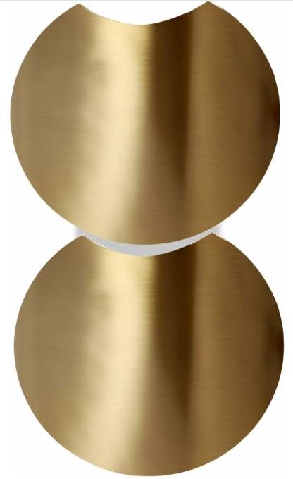 Meridian Furniture Dimple 2-Piece Gold 30" Modular Nesting End Table Set-1