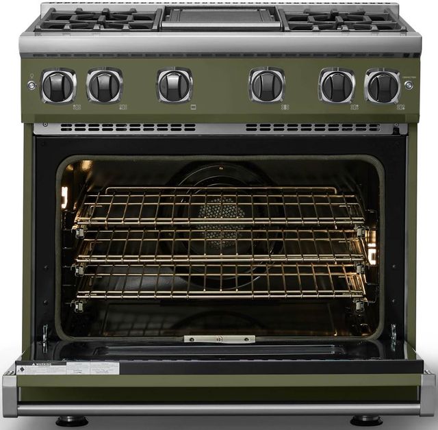 Viking® 7 Series 36" Martini Pro Style Natural Gas Range with Griddle-1