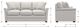 La-Z-Boy® Bexley Gray Queen Sleeper Sofa-2