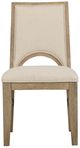 Magnussen Home® Tristan Beige/Swiss Coffee Brown Upholstered Side Chair-2