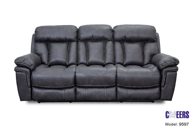 Cheers Man Wah Cayman Dual Reclining Sofa-0