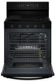 Whirlpool® 30" Black Freestanding Gas Range with Air Cooking Technology-1
