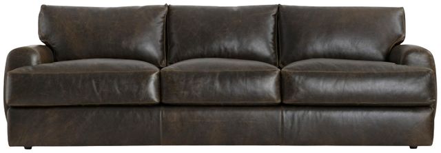 Bernhardt Cameron Bernhardt Living Leather Brown Sofa-2