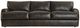 Bernhardt Cameron Bernhardt Living Leather Brown Sofa-2