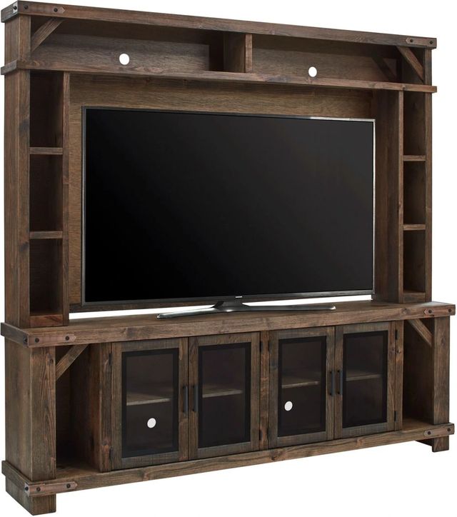 aspenhome® Sawyer Brindle 98'' Console and Hutch-0