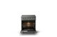 Viking® 5 Series 30" Eucalyptus Pro Style Induction Range with Polished Chrome Trim-1