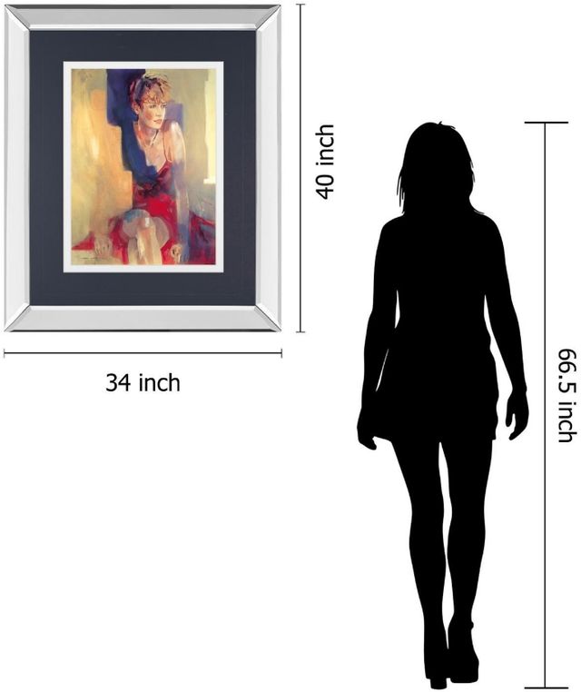 Classy Living Christine Comyn Odalisque L 34"W Wall Art-2