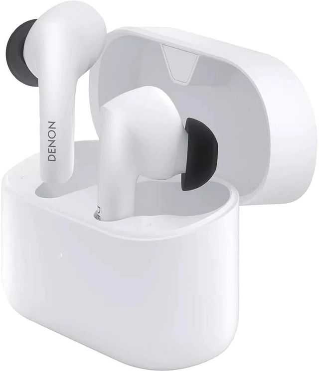 Denon®  White Wireless Earbuds-2