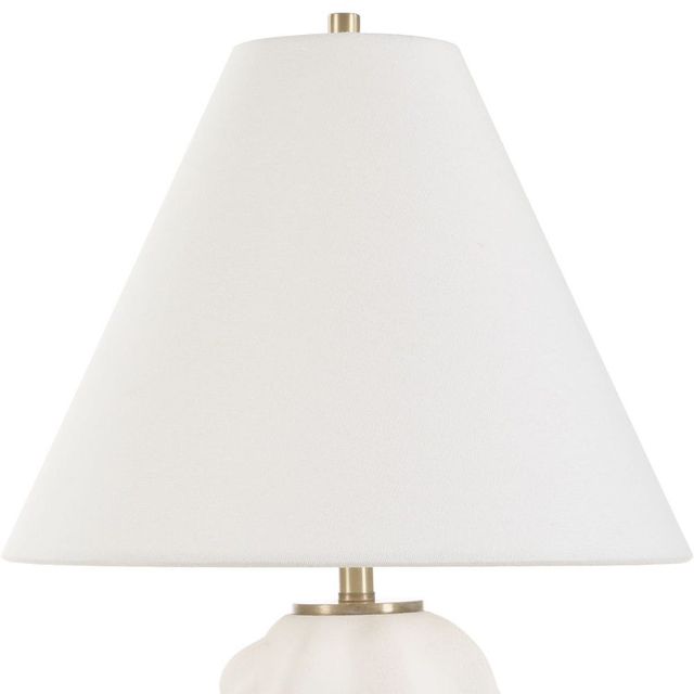 Uttermost® Bora White Accent Lamp-3