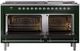 Ilve® Nostalgie II Series 60" Emerald Green Pro Style Dual Fuel Range-2