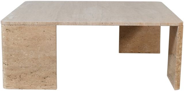 Meridian Furniture Livorno Travertine Coffee Table-1