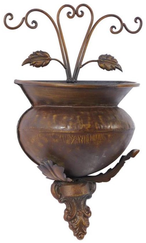 Deco Marche Brown 11" Planter-0
