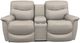 La-Z-Boy® James Muslin Manual Reclining Loveseat with Console-1