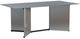 Coaster® Emery Silver Dining Table with Black Base-0