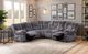 Furniture of America® Hieronymus Dark Gray Power Sectional-1