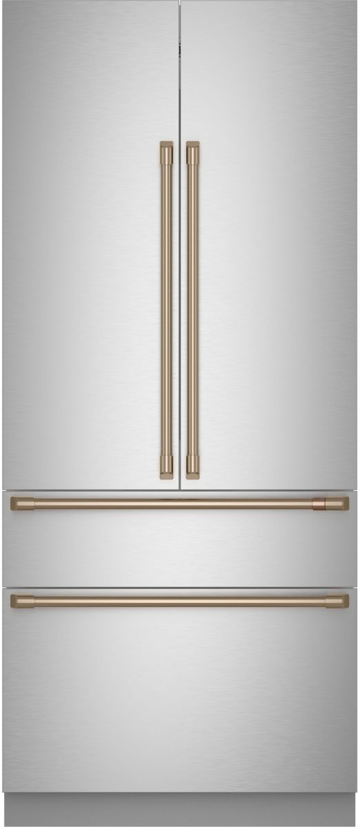 Café™ Brushed Bronze Refrigeration Handle Kit-1