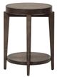 Liberty Furniture Penton Espresso Stone Oval Chair Side Table-0
