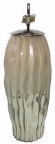 A & B Home Celine Silver/White Medium Lidded Jar -3