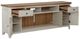 Liberty Furniture Brown/White Fireplace TV Console-2