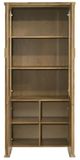 Coaster® Adina Distressed Light Brown Display Cabinet-2