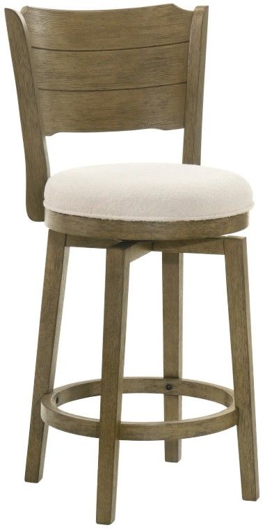 Armen Living Winsley Putty Brown/White Counter Stool-0