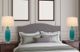 Cal® Lighting & Accessories Cullman 2-Piece Aqua Table Lamp Set-3