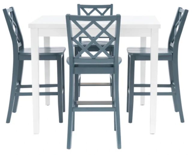 Powell® Maui 5-Piece Graphite/White Counter Dining Set-3