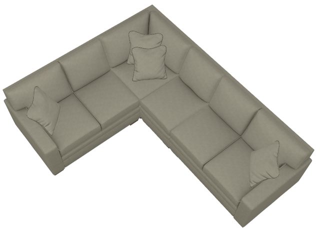 La-Z-Boy® Meyer Pewter Sectional with Custom Layout Options-3
