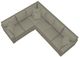 La-Z-Boy® Meyer Pewter Sectional with Custom Layout Options-3