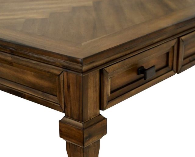 Martin Furniture Porter Natural Open L-Desk with Return-3
