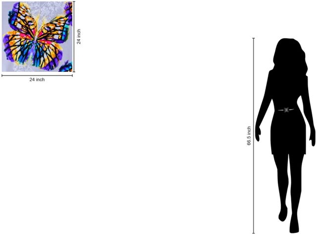 Classy Living Vivid Spectrum Butterfly Wall Art-2