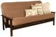 Kodiak Furniture Monterey Marmont Mocha/Espresso Full Futon with Mattress-0