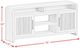 Elements International Ridgemont Natural 70" TV Console without Fireplace Insert-2