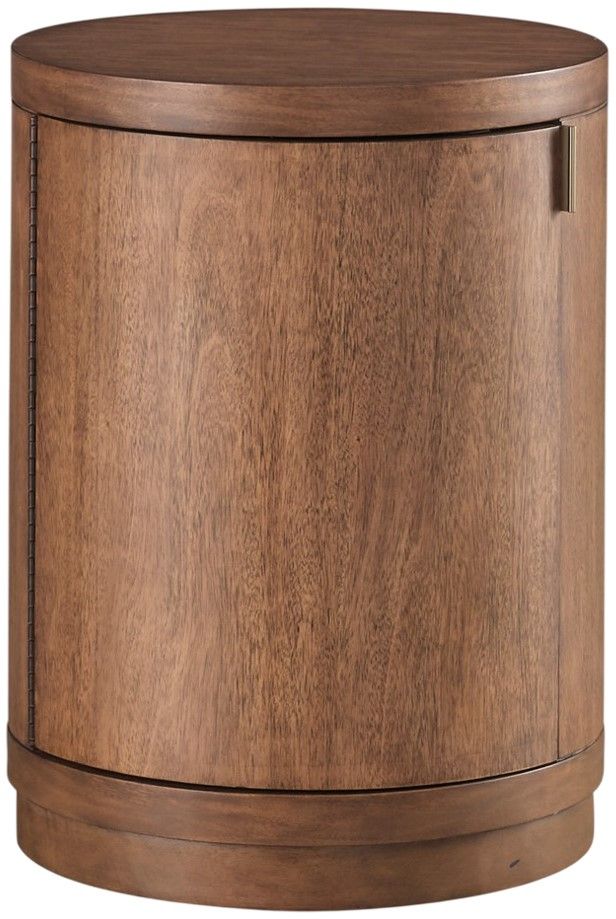 aspenhome® Caden Spiced Caramel Round Chairside Table-0