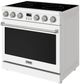Thor Kitchen® 36" White Contemporary Pro Style Electric Range-3
