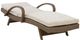 Signature Design by Ashley® Laguna Heights Beige-Gray Fabric/Resin Wicker Outdoor Chaise Lounge-2