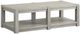 Magnussen Home® Burgess Calico Gray Shelf Cocktail Table-0