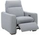 Flexsteel® Ava Stonewash Fabric Power Recliner with Power Headrest and Lumbar-3