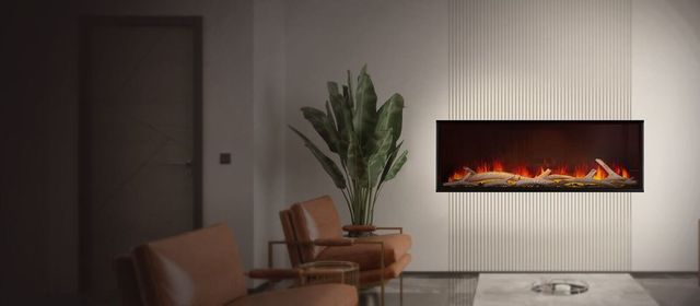 Napoleon Astound™ FlexMount Series 74'' Black Wall Mounted Electric Fireplace-2
