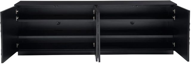 Universal Explore Home™ New Modern Cosmo Matte Black/Pyrite Credenza-3