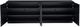 Universal Explore Home™ New Modern Cosmo Matte Black/Pyrite Credenza-3