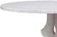 Bassett Mirror Delaney White Dining Table with Gray Base-2