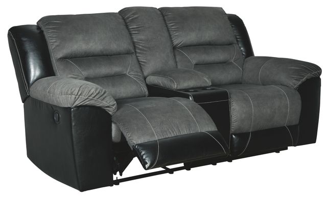 Signature Design by Ashley® Earhart 2-Piece Slate Living Room Set with Reclining Sofa-2