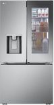 LG 25.5 Cu. Ft. PrintProof™ Stainless Steel Counter Depth French Door Refrigerator with CraftIce™-4