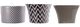 A & B Home Navya 3-Piece Silver/White Candle Set-1