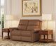 Flexsteel® Customizable Bernard 43" Leather Power Reclining Loveseat with Headrest and Lumbar-1