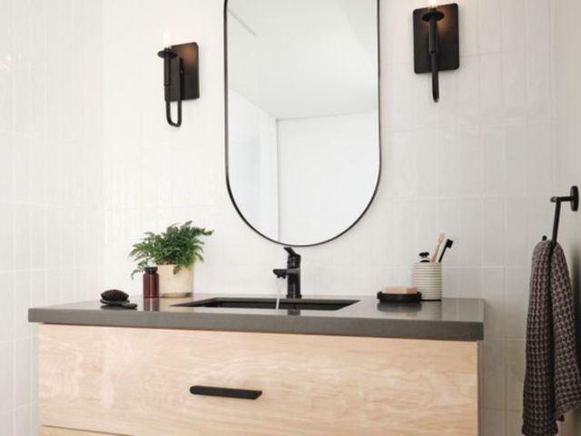 Peerless Flute™ Matte Black Single Top Handle Lavatory Faucet-4