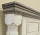 International Furniture Direct Stone Gray/White Eastern King Panel Bed-4