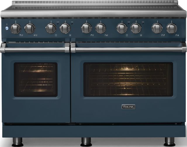 Viking® 5 Series 48" Squall Pro Style Induction Range with Polished Chrome Trim-2